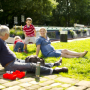 Hire a canal boat for Father's Day